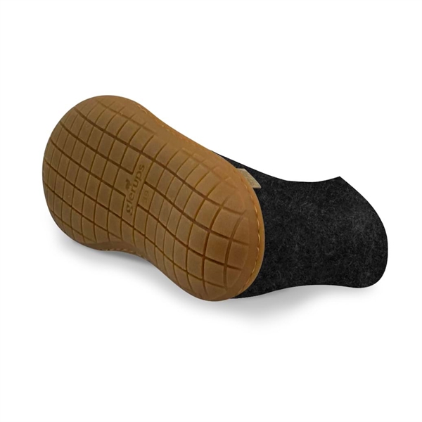 Glerups futstøvle med naturgummisål - Charcoal